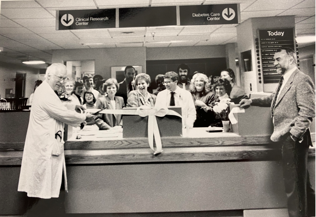 Diabetes clinic opening 1991