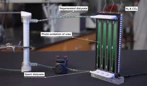 CDI scientists devised a process to recirculate dialysate, eliminating uremic toxins by converting them to odorless gases.