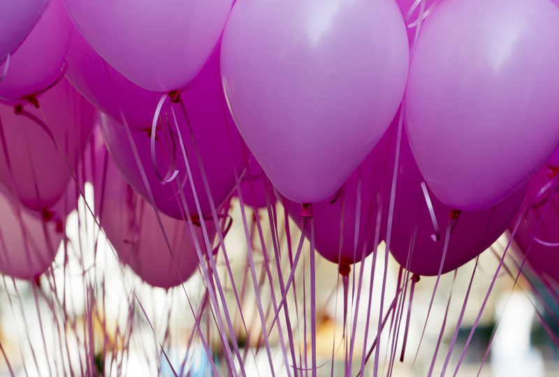 Purple balloons
