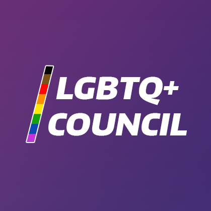 "LGBTQ+ Council" logo