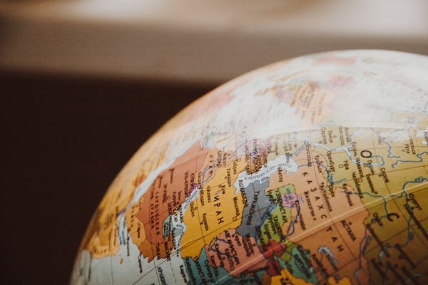 Stock image of a globe