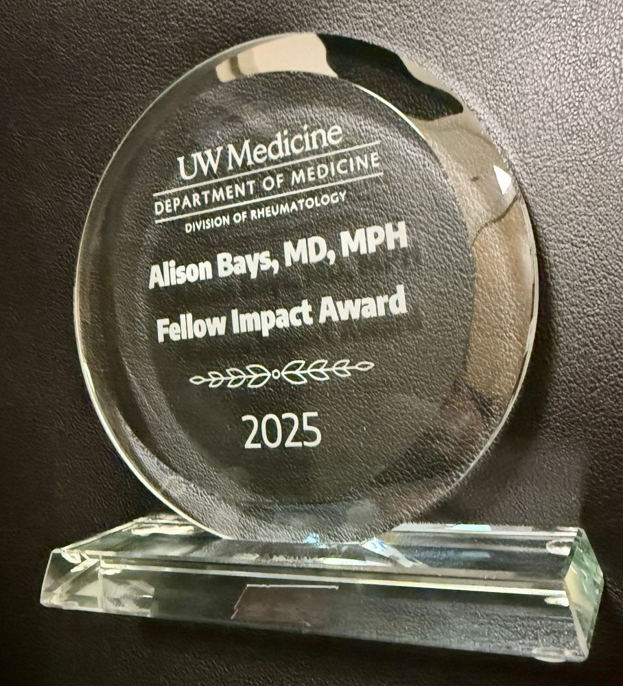 Fellowship impact award trophy