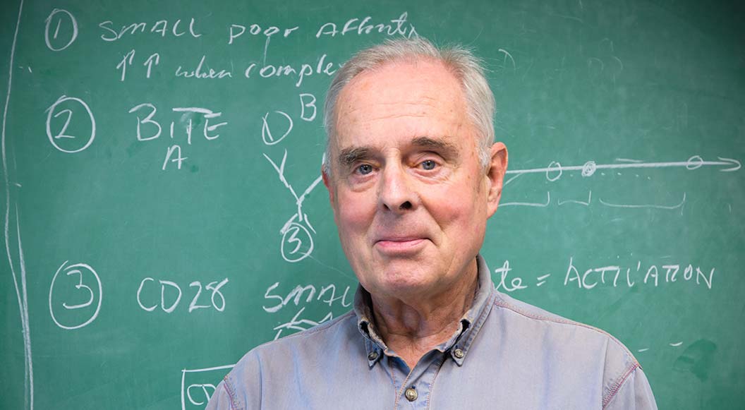 Dr. Rainer Storb. Photo by Robert Hood / Fred Hutch News Service