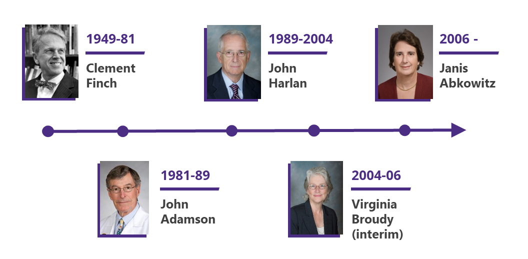 Hematology Division Heads over time
