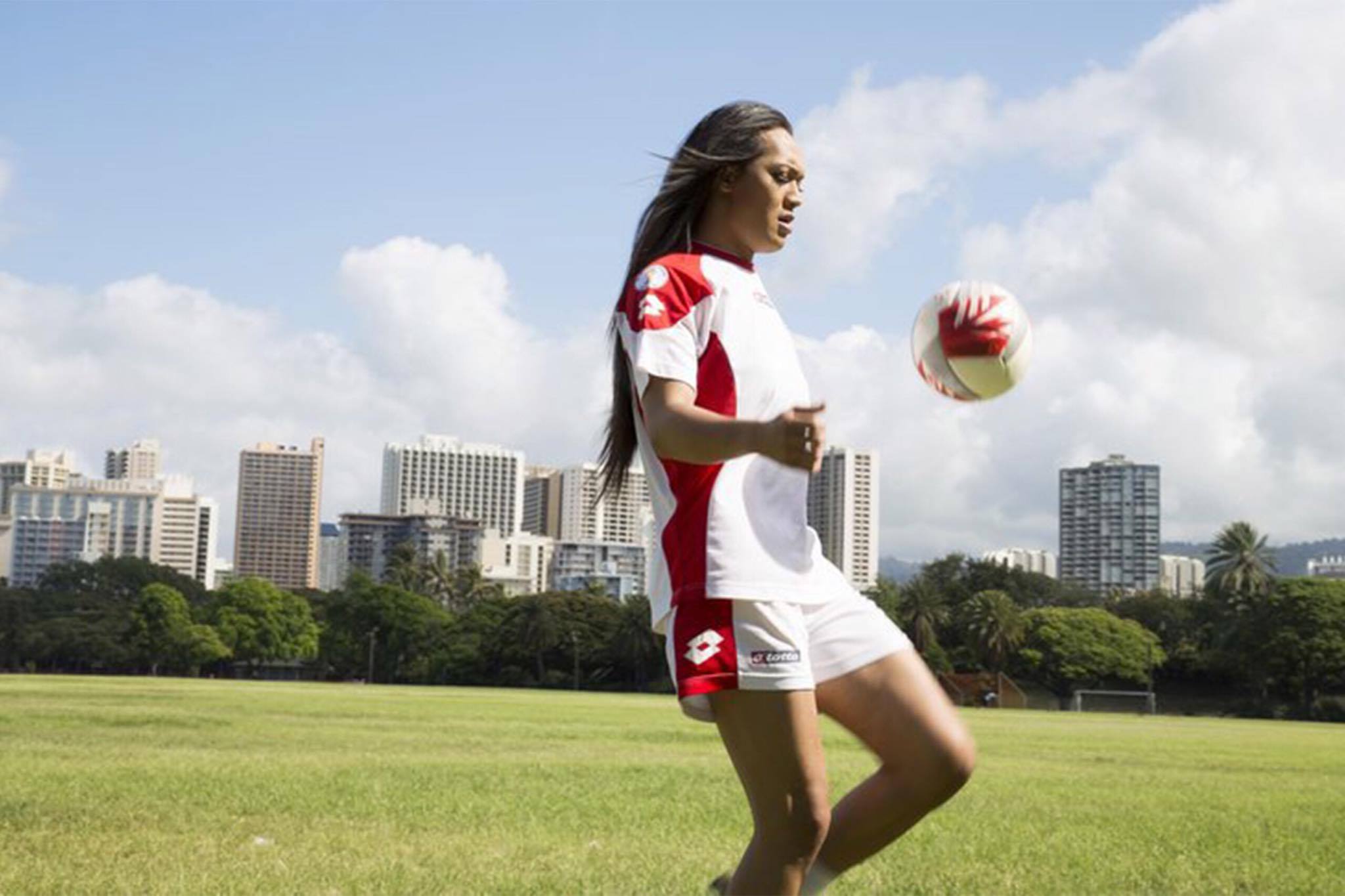 First transgender footballer Jaiyah Saelua/FIFA