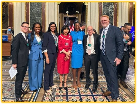 Group of gastroenterologists at the White House to discuss colorectal cancer.