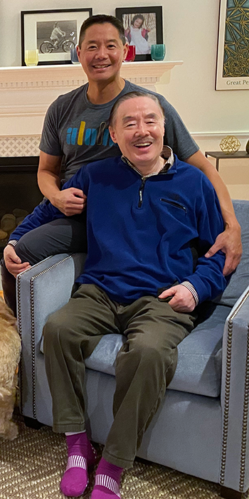 Dr. Eugene Yang and his dad, Yang Sung-chul. Photo courtesy of Eugene Yang