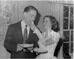 Werner and Joan Samson's wedding, 1953