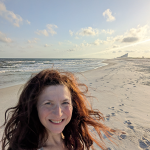 March at the beach