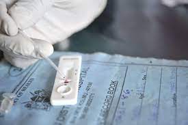 Rapid Diagnostic Test stock image