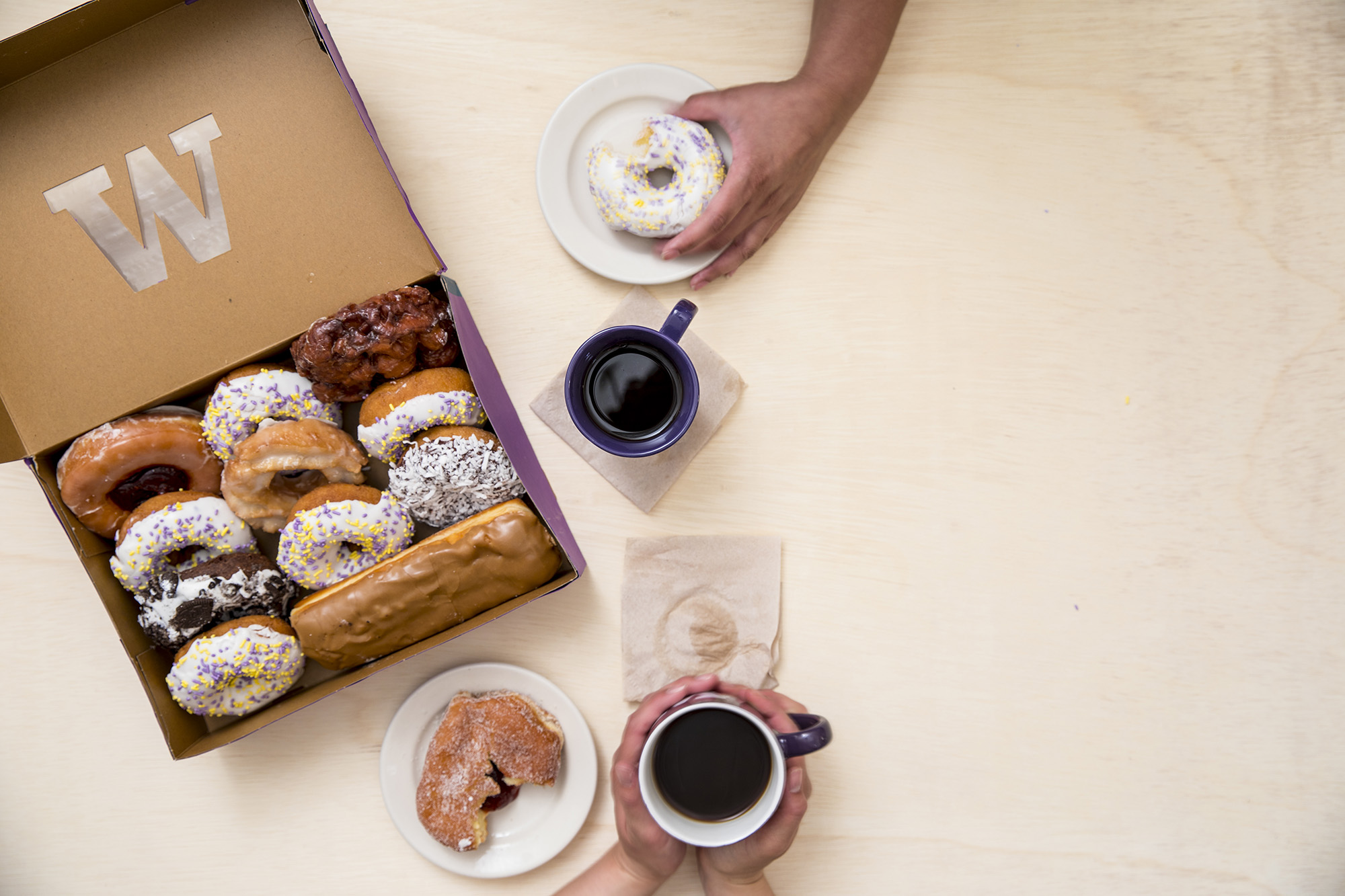 Coffee and donuts