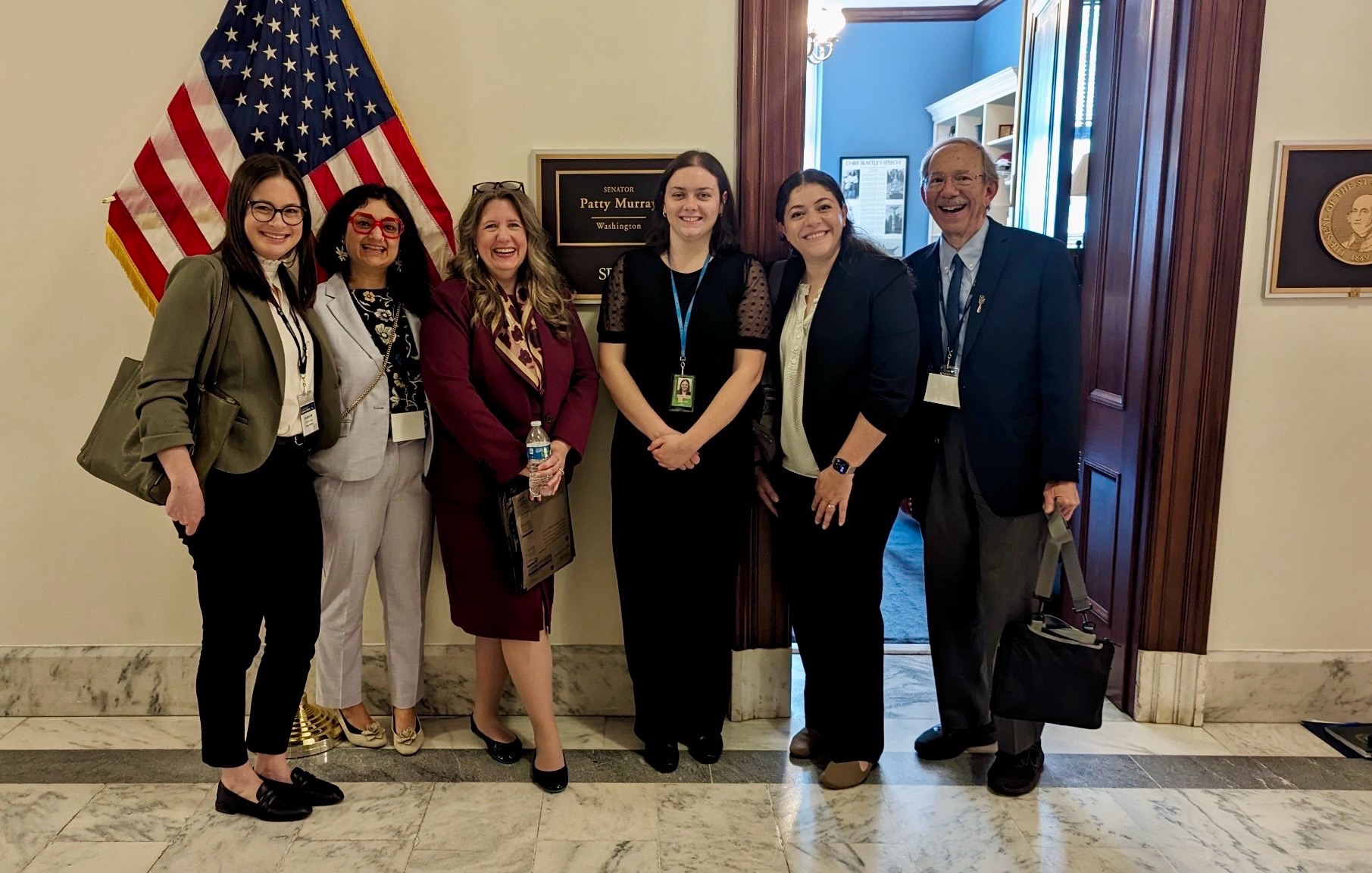 UW rheumatologists with staff from Senator Murray's office