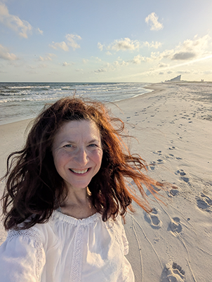 March at the beach