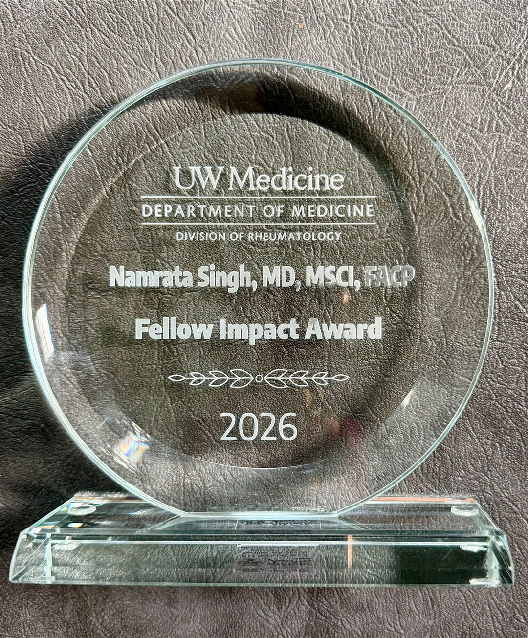 Fellow impact award