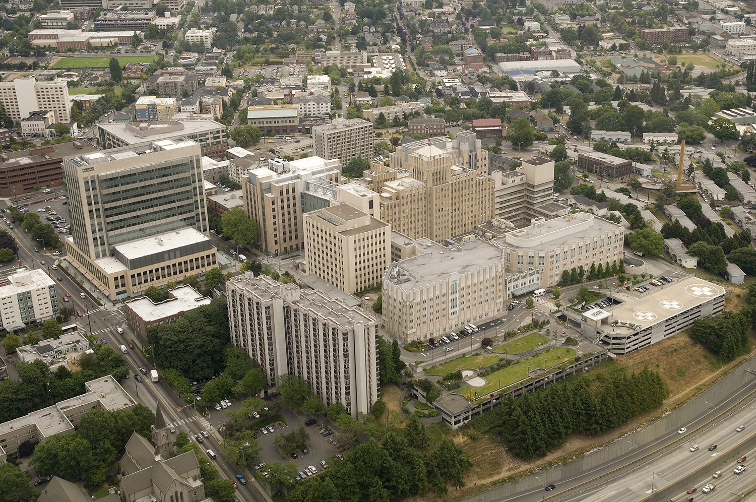 Harborview aerial view