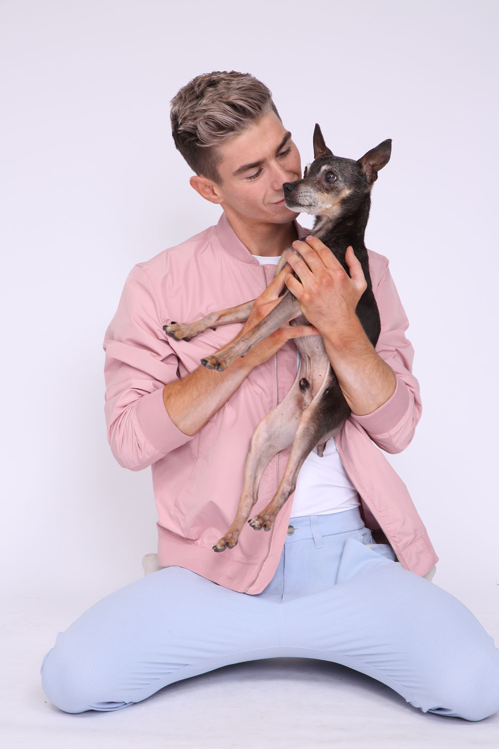 Josh and his dog Bailee