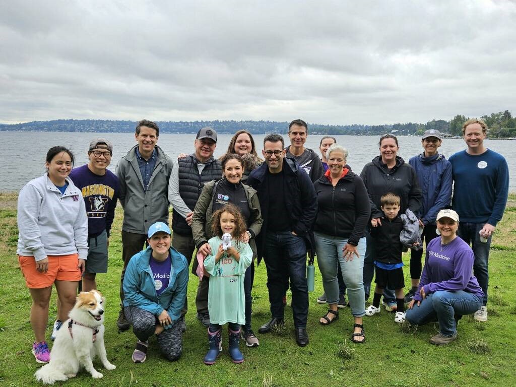 me, my family and coworkers at a heart walk