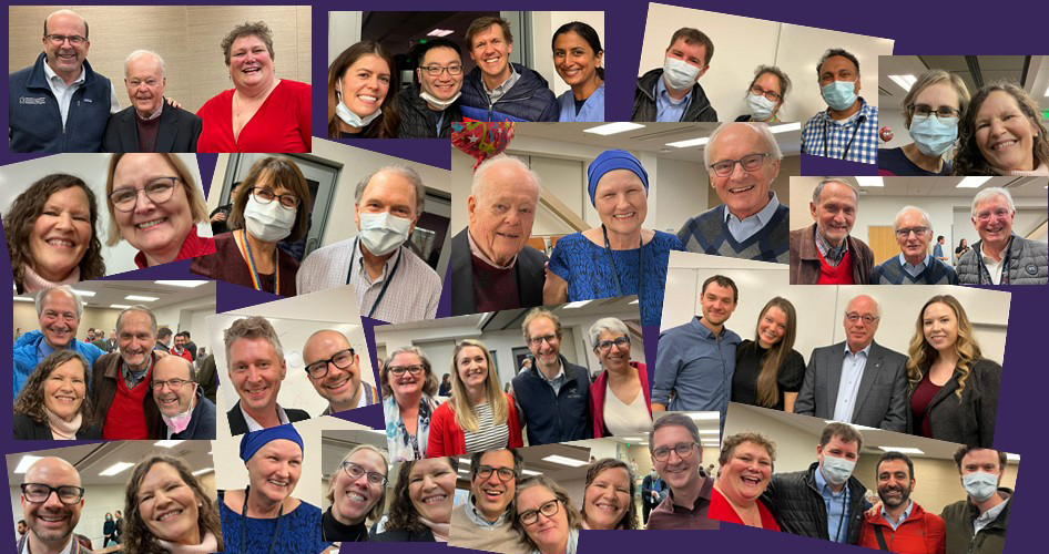 Joyce Wipf retirement celebration photo collage